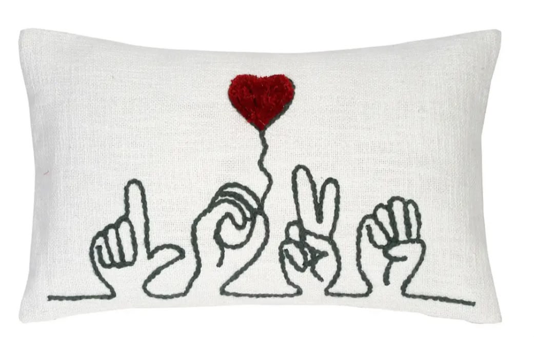 Pearl Bauhinia Cushion Cover