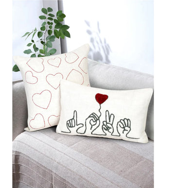 Pearl Bauhinia Cushion Cover