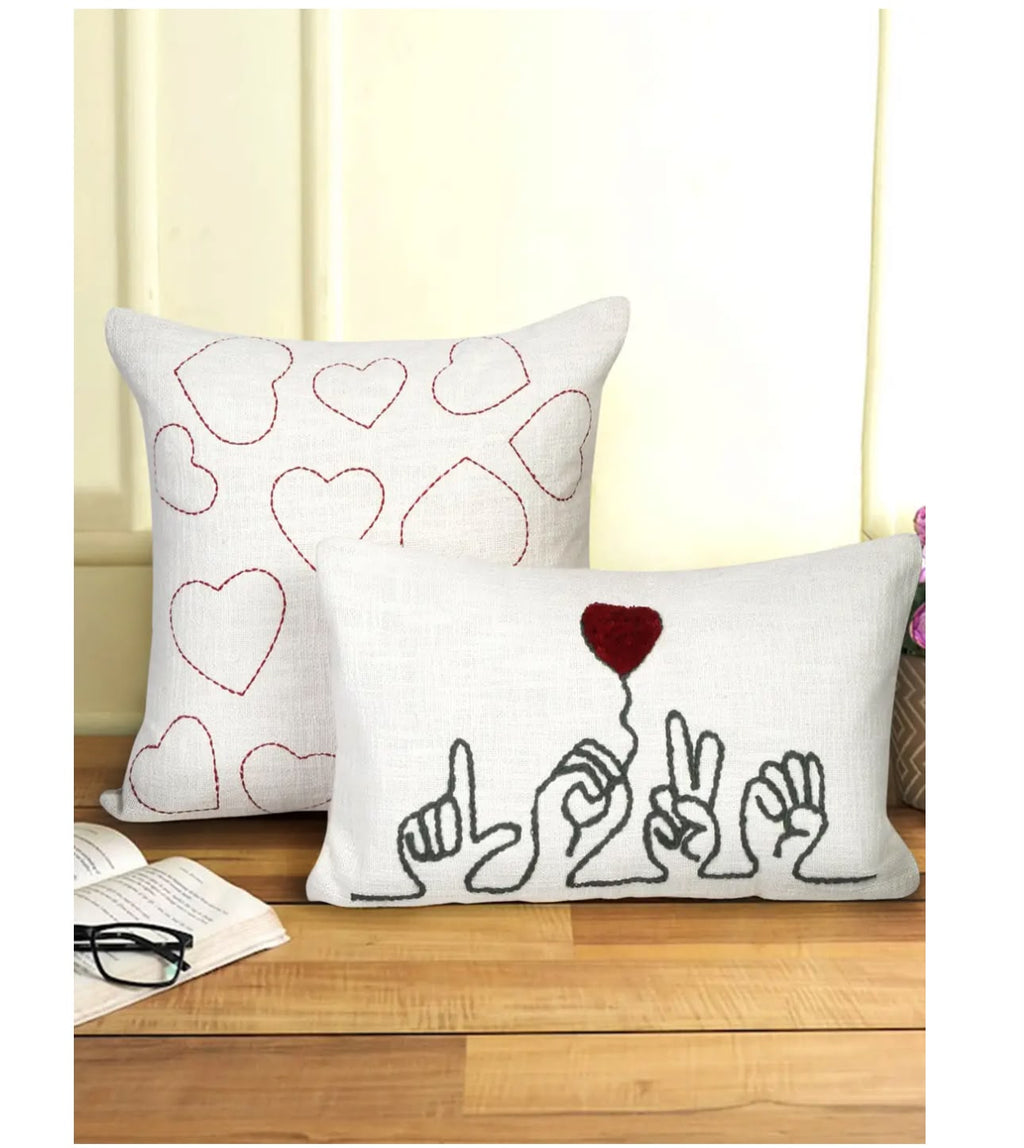 Sweetheart Cushion Cover – Set of 2