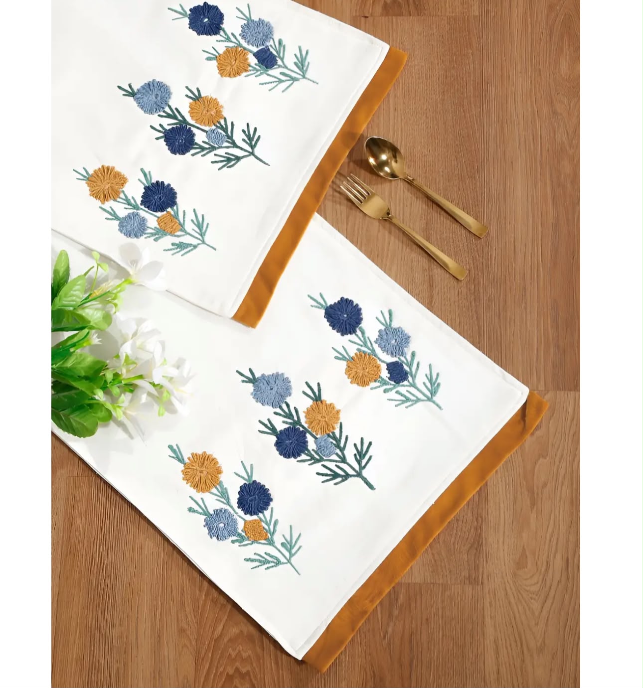 Coral Tide Table Runner