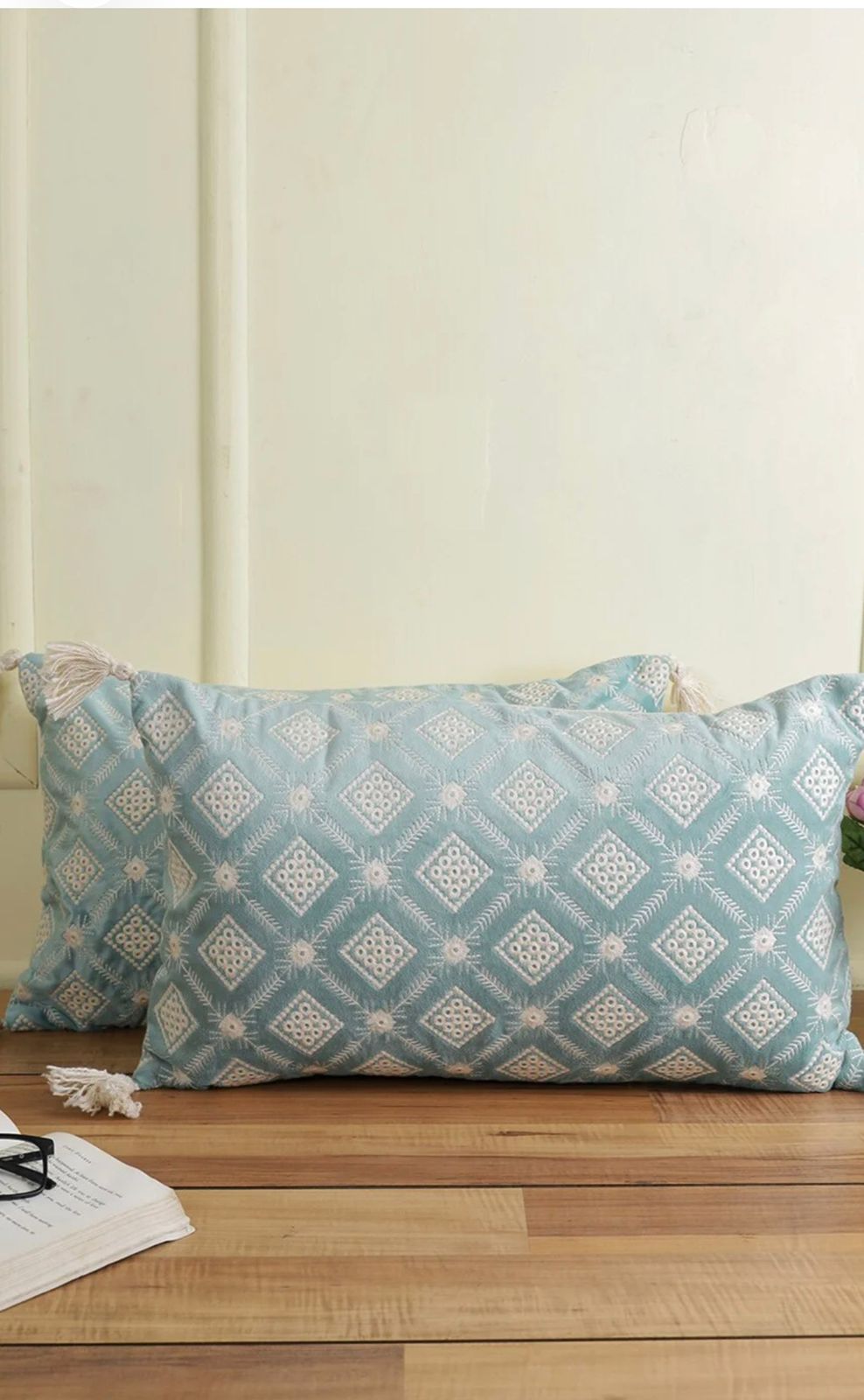 Tivara Velvet Cushion Cover Set