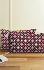 Crimson Cushion Cover Set