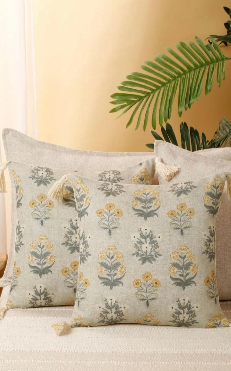 Meadowmist Bloom Cushion Cover