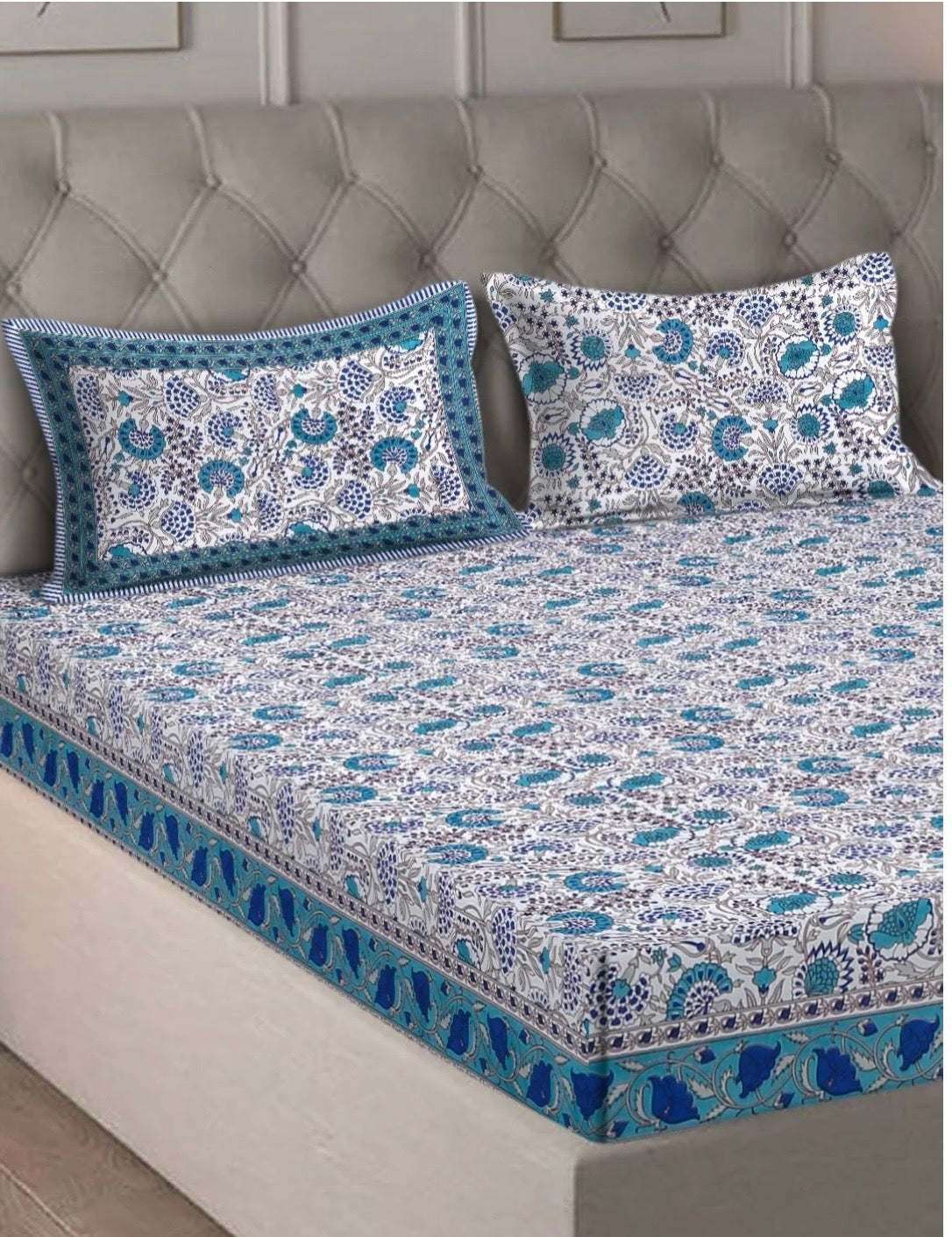 Zephyra Floral Bedsheet