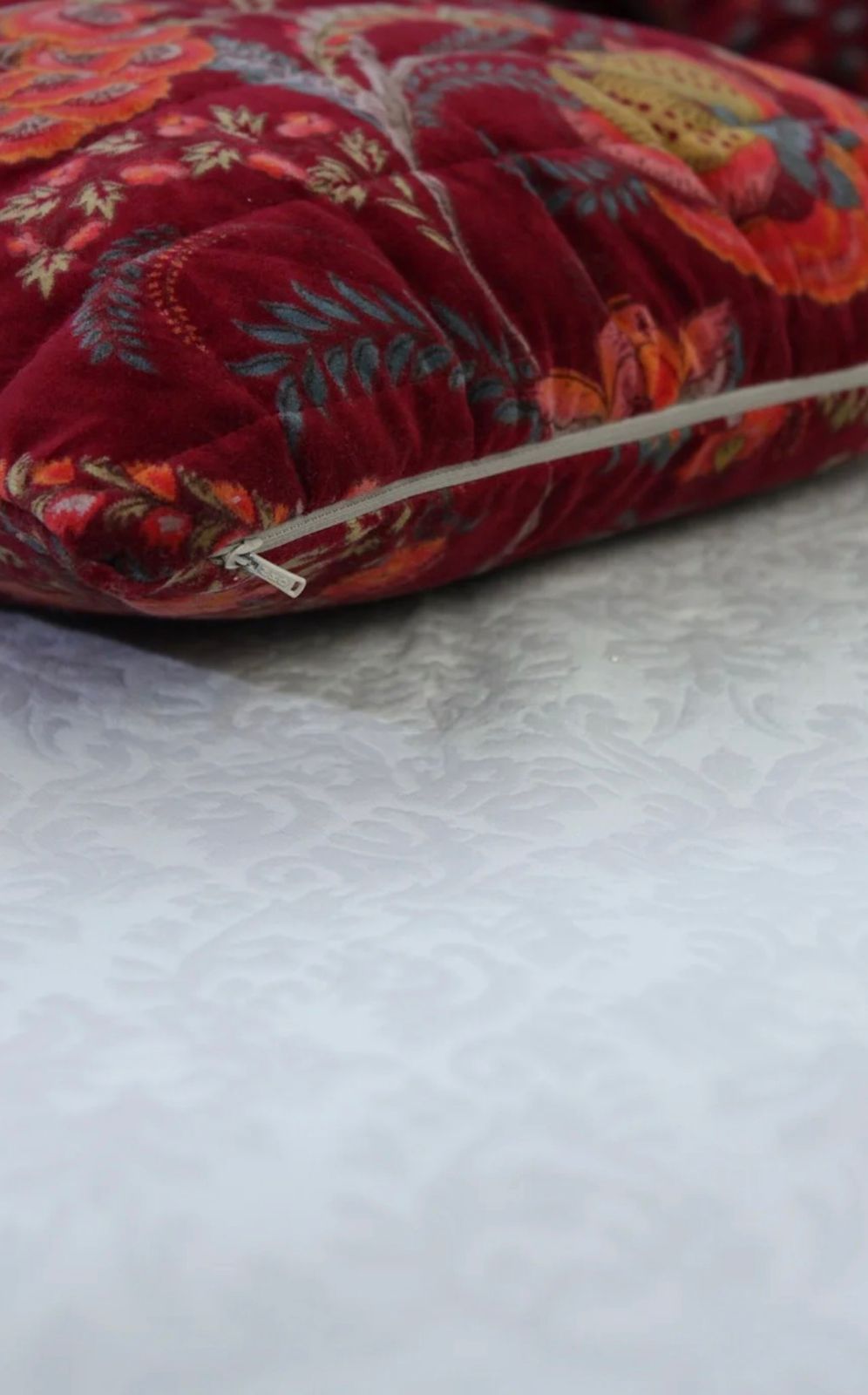 Bordeaux Bloom Cushion Cover Set