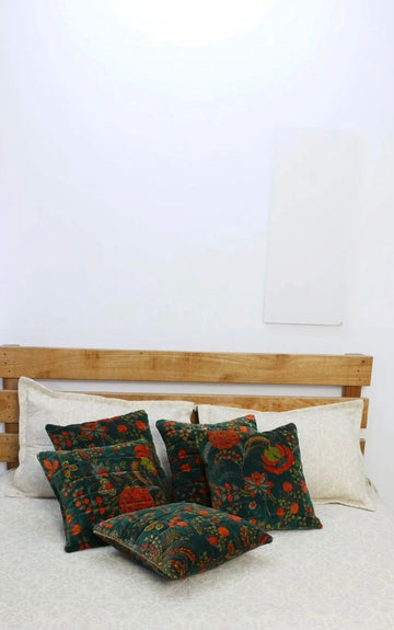 Sylvan Velvet Cushion Cover