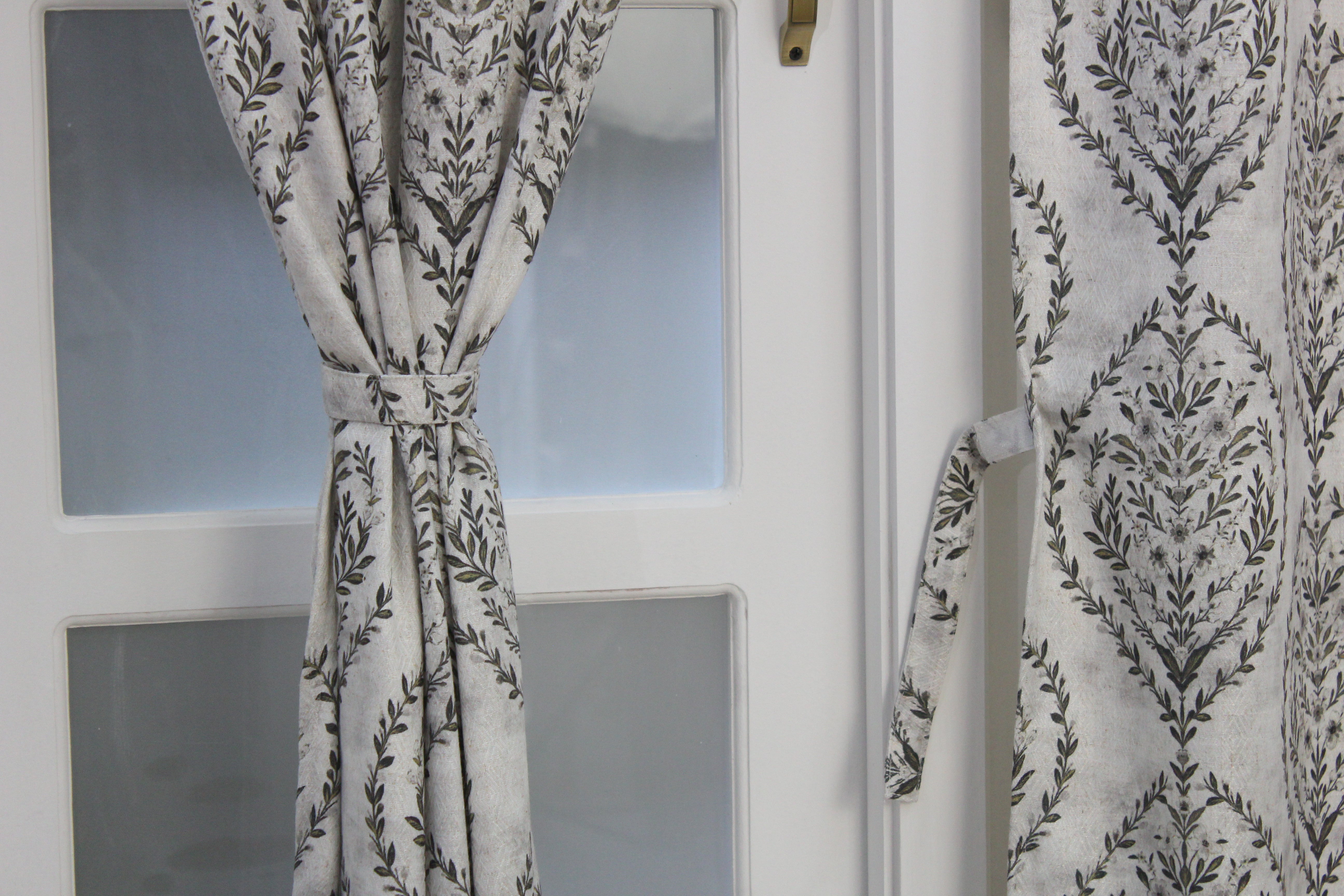 Sylvara Vine Linen Blend Curtain