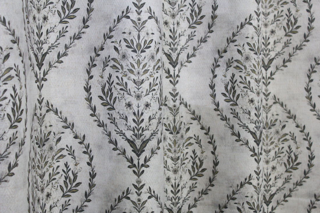 Sylvara Vine Linen Blend Curtain