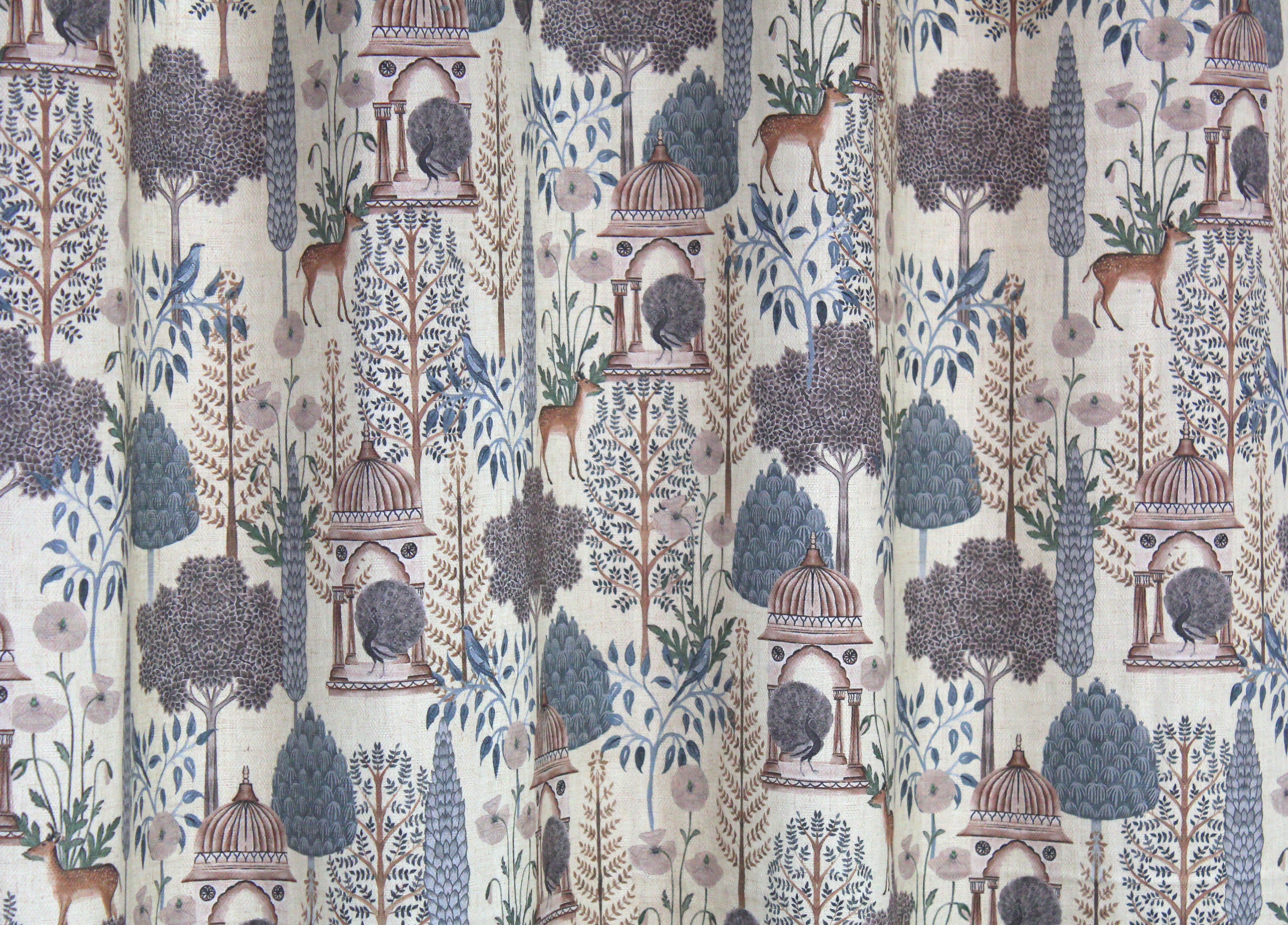 Asterra Scenic Linen Blend Curtain