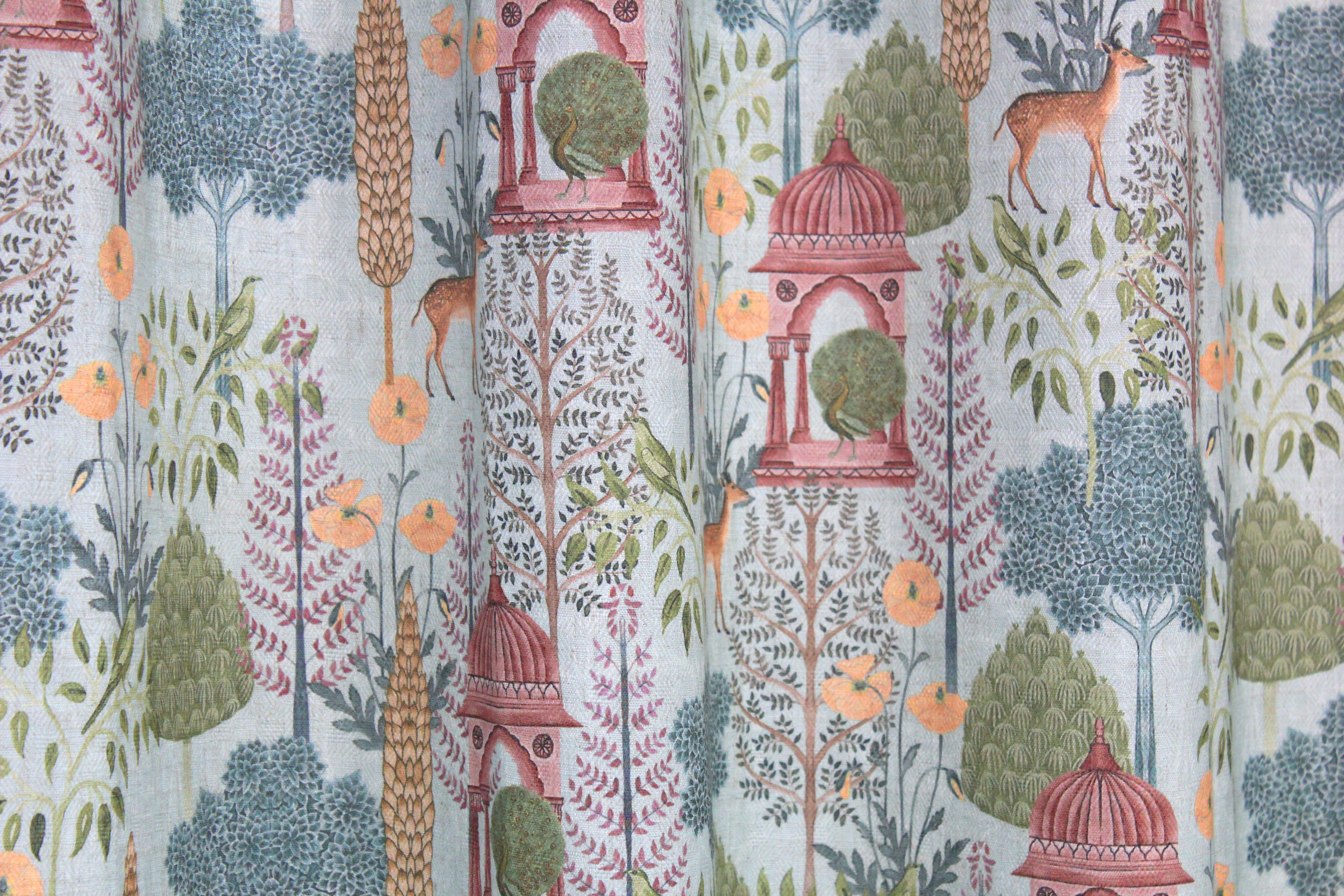 Jardinelle Scenic Linen Blend Curtain