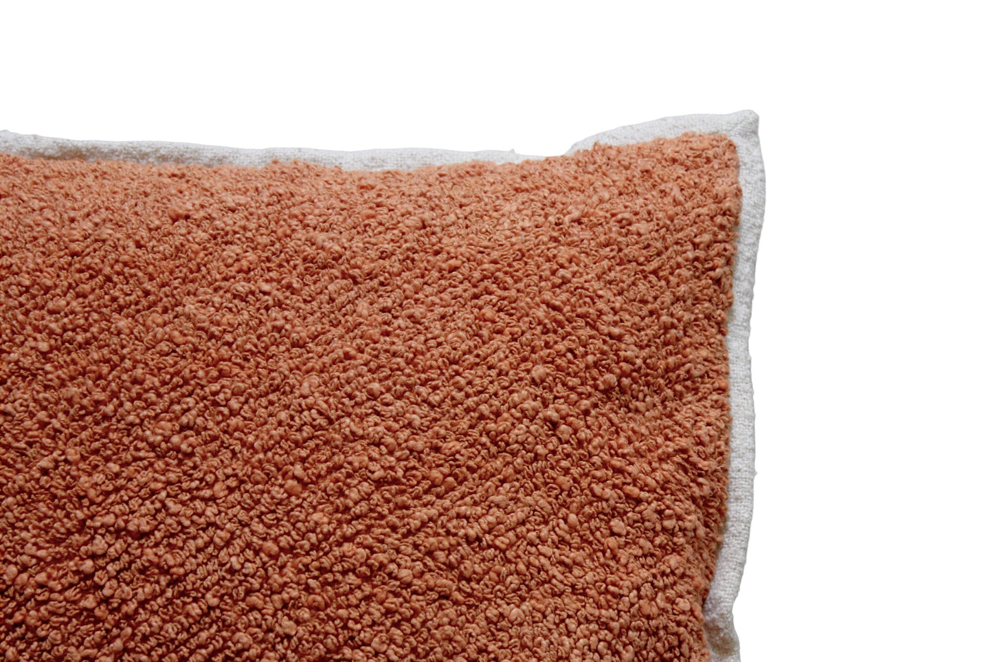 Rust hand woven  pillow cover