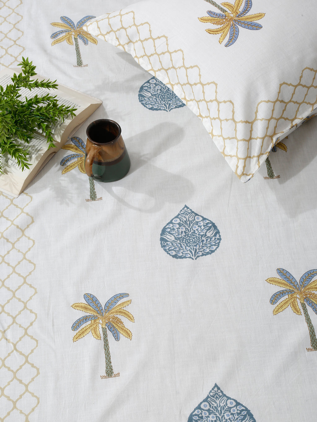 Palmora Printed Bedsheet