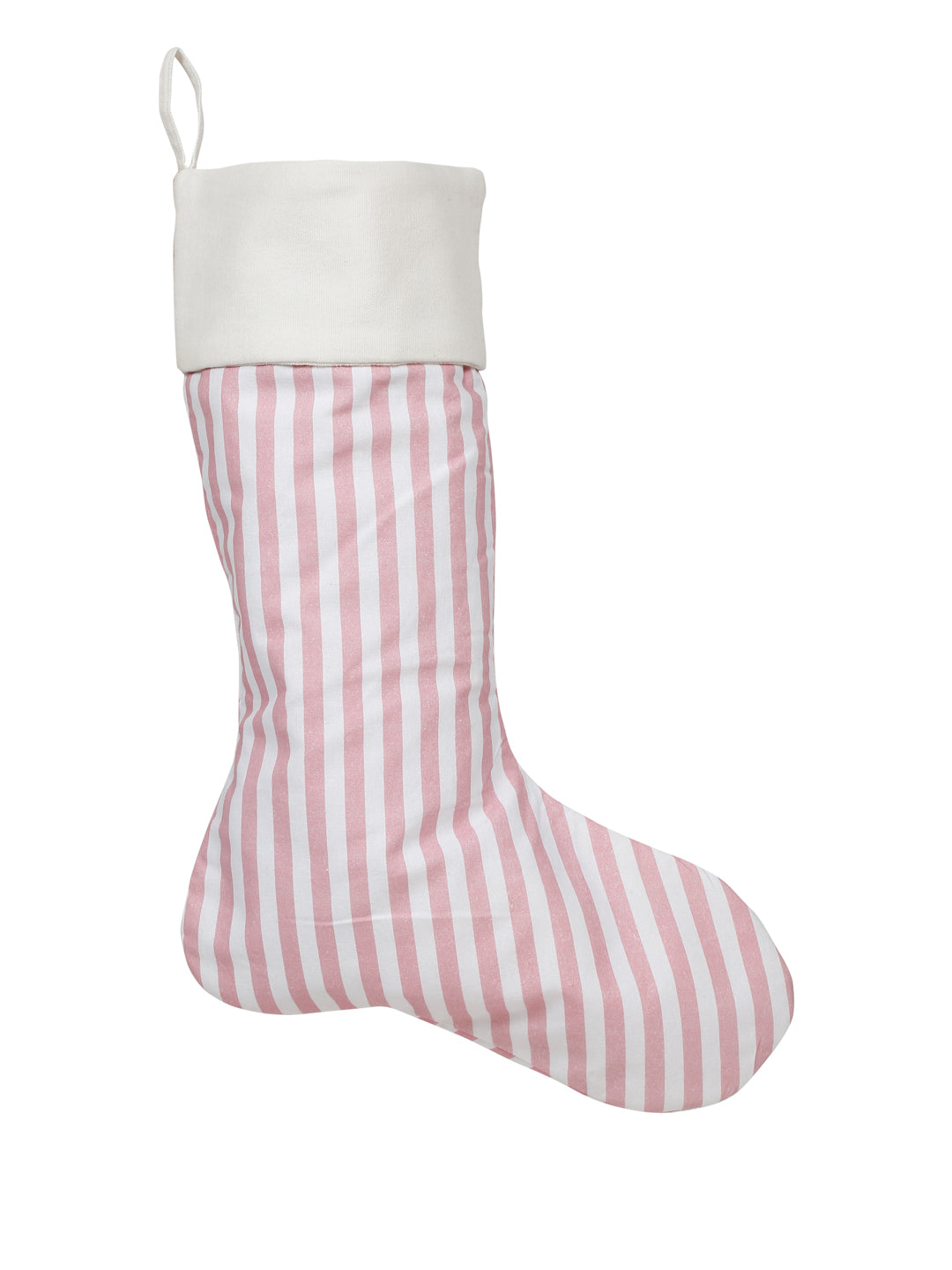 Handmade cotton striped stocking