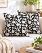 Midnight Garden Cushion Cover – Set of 2