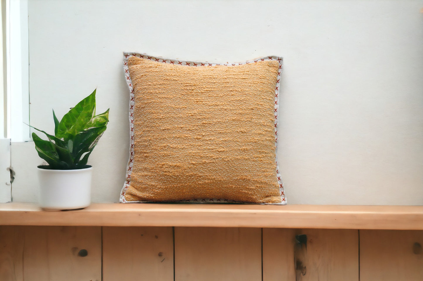 20 X 20 Hand woven cotton pillowcases