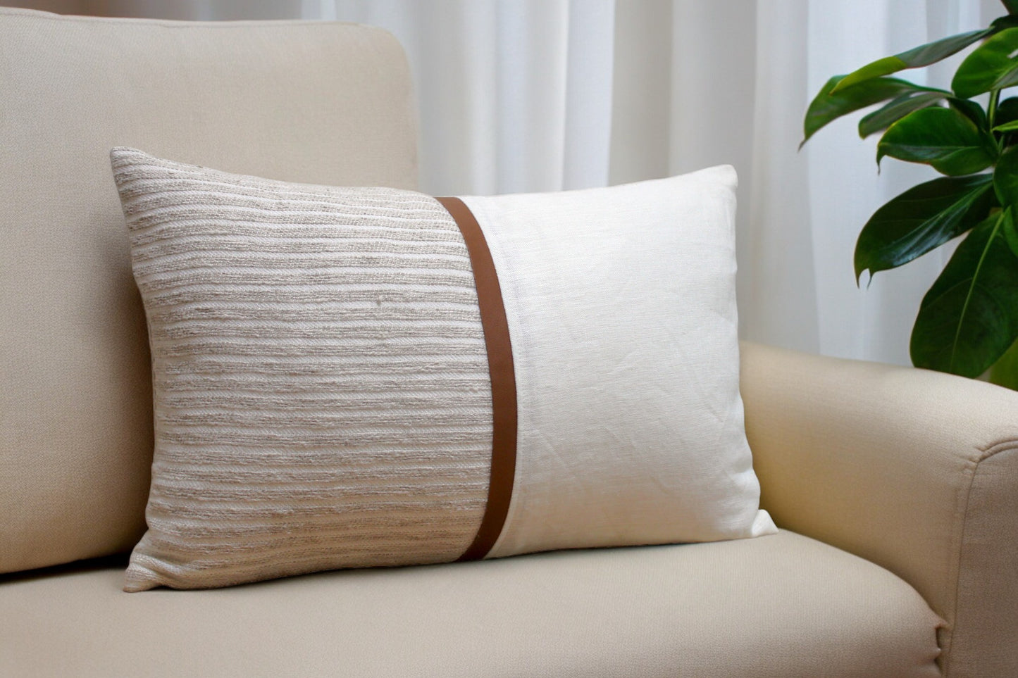 16X24 Linen pillow cover