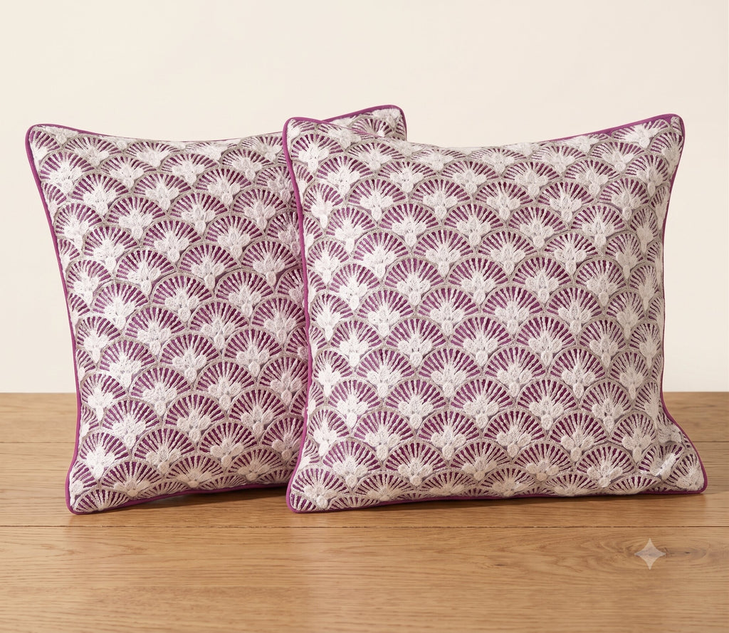 Harbour Orchid Cushion Cover - Set of 2