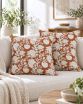 Rust Garden Cushion Cover – Set of 2