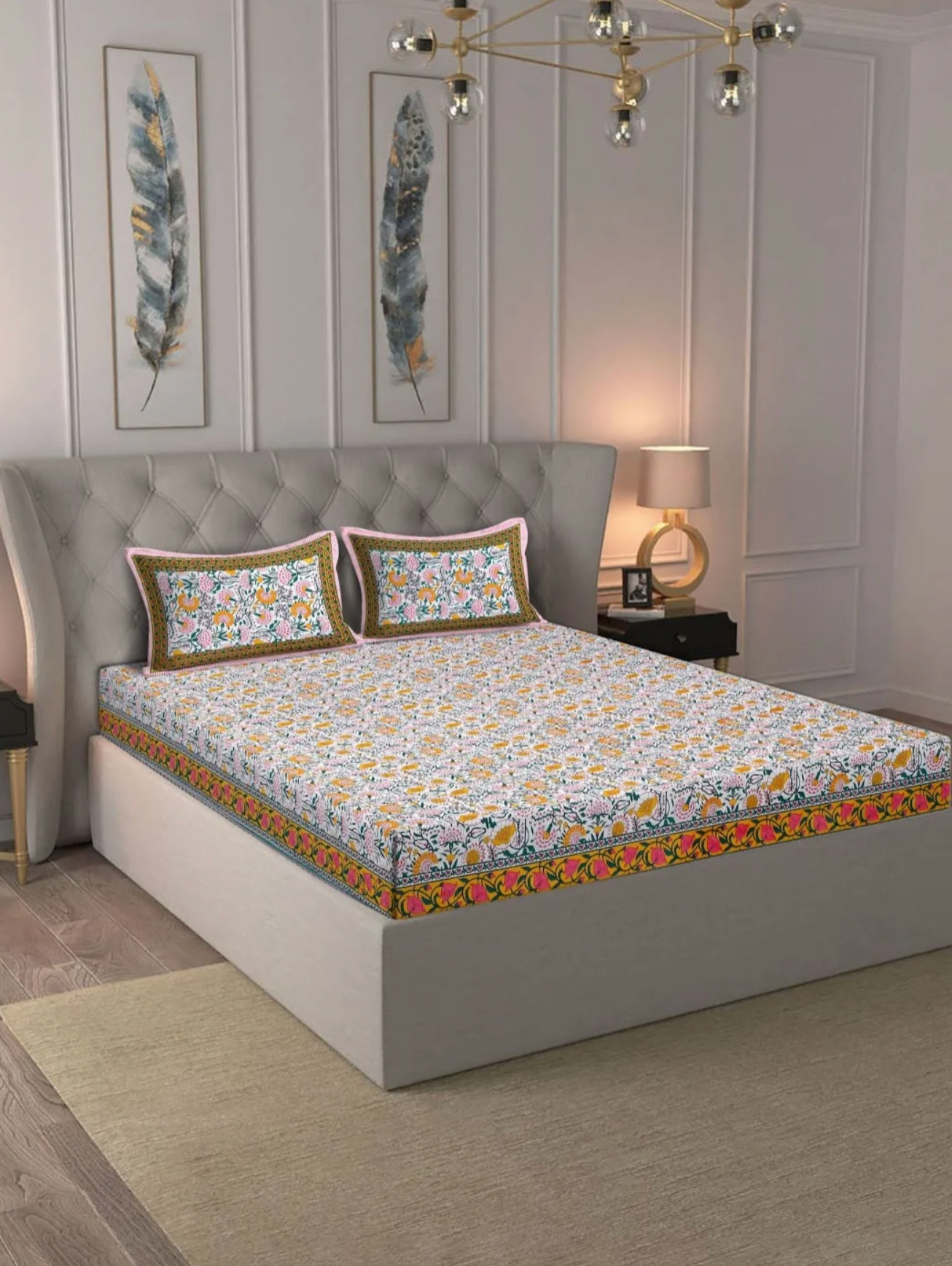 Alba Blossom King Bedsheet