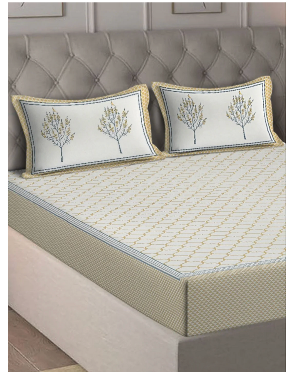 Cyrene King Cotton Bedsheet