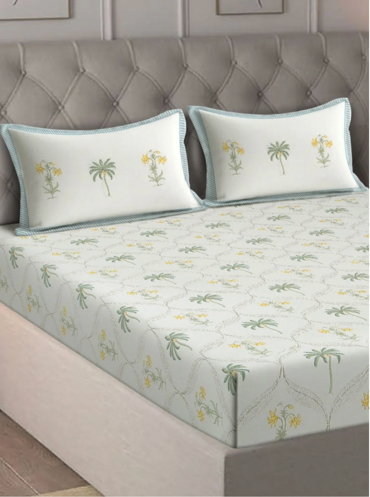 Eirene Floral Bedsheet
