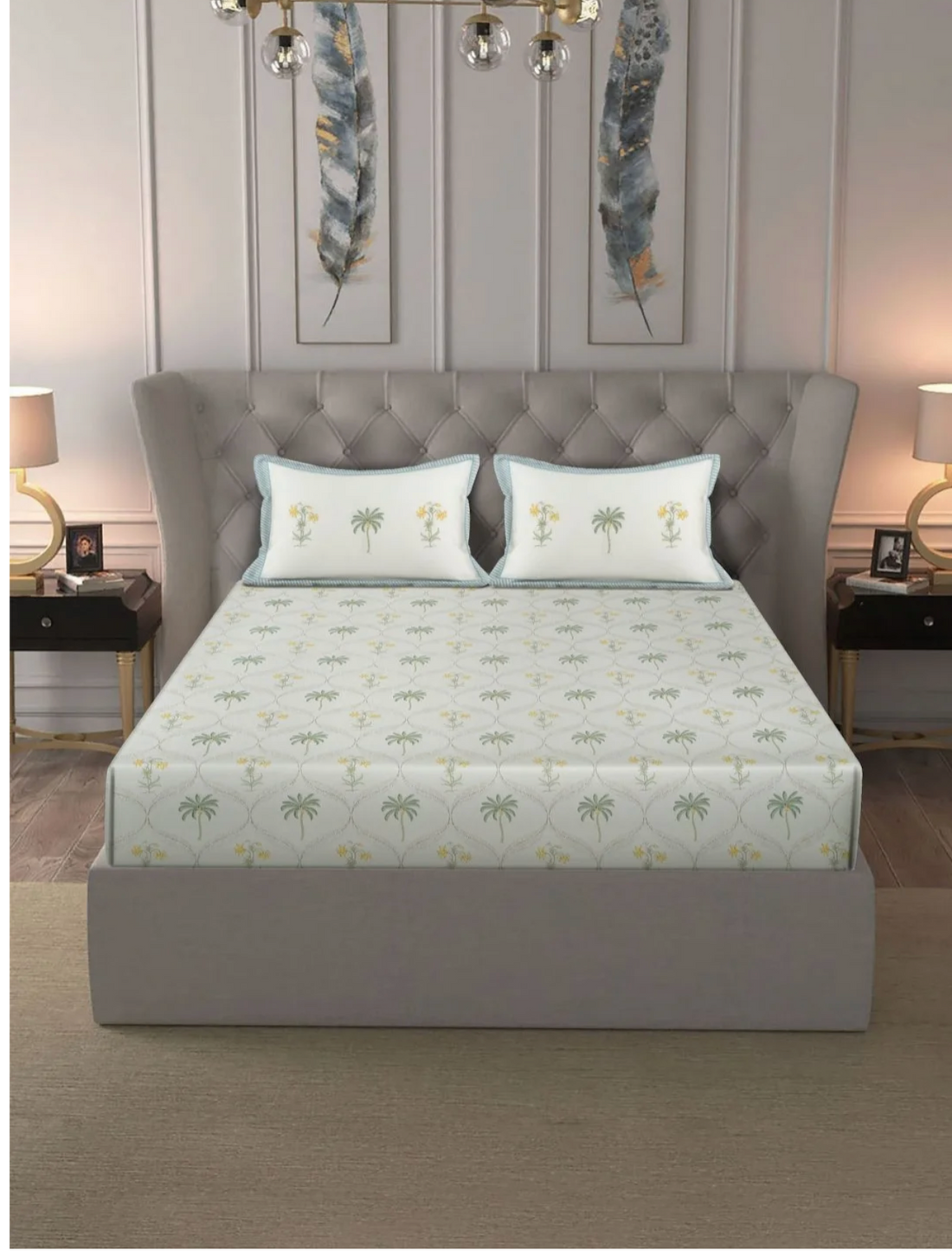 Eirene Floral Bedsheet