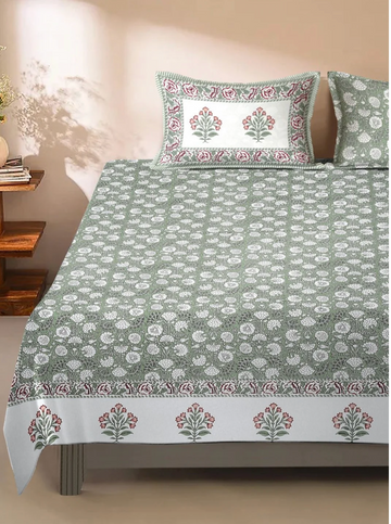 Moonbloom Cotton Bedsheet