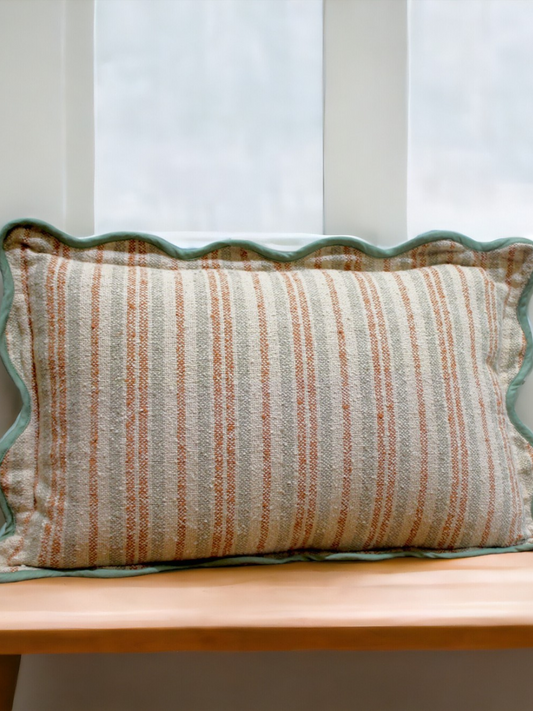 Stripe Cotton Boucle Pillow Cover