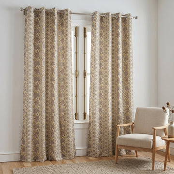 Meadowvine Linen Blend Curtain