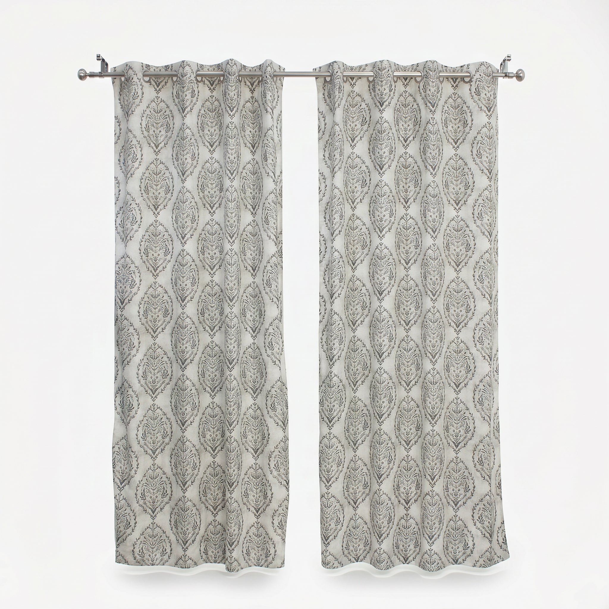 Sylvara Vine Linen Blend Curtain