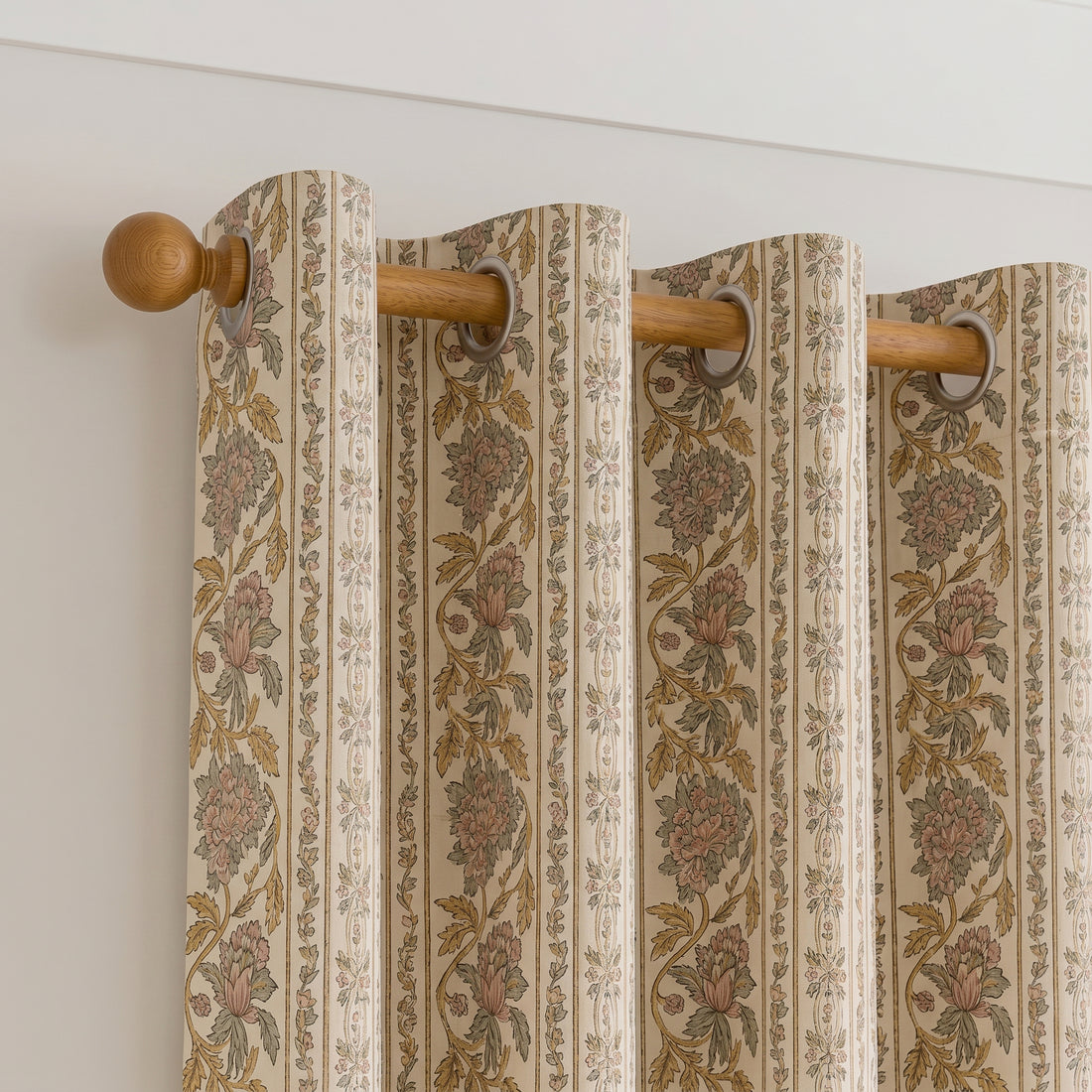 Meadowvine Linen Blend Curtain