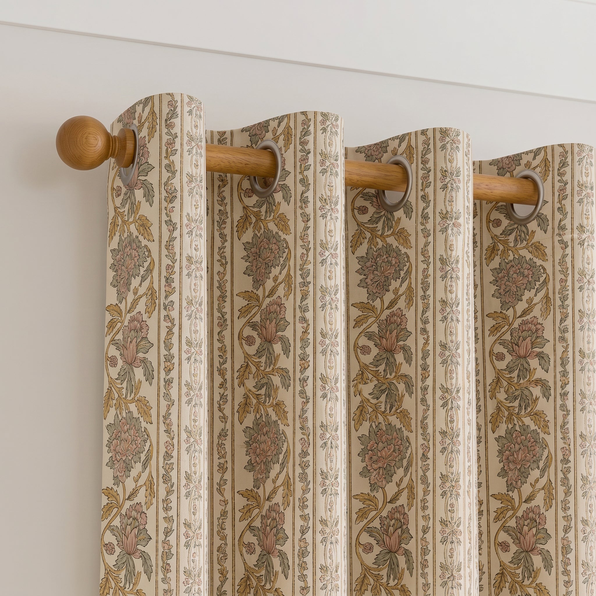 Meadowvine Linen Blend Curtain