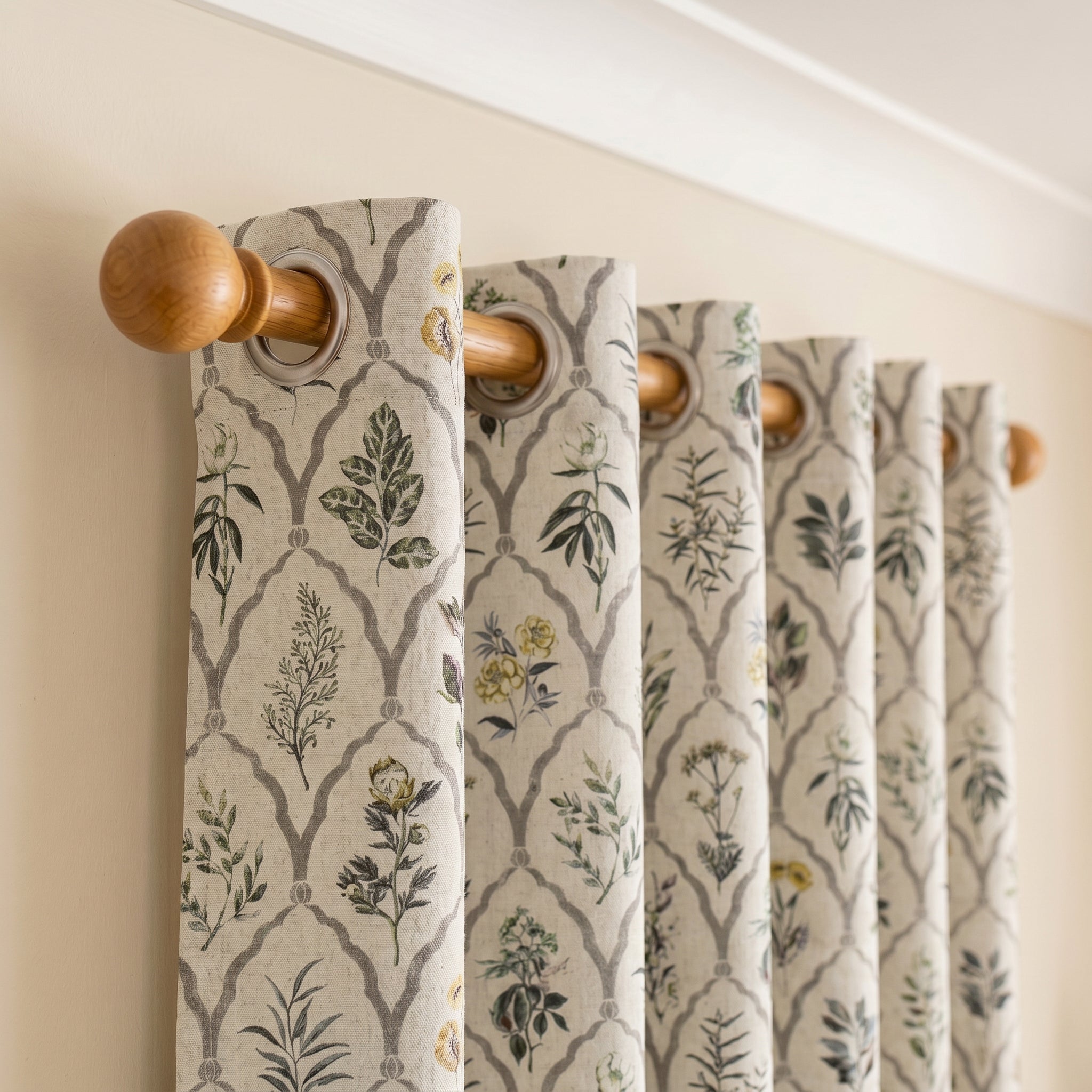 Verdelle Linen Blend Curtain