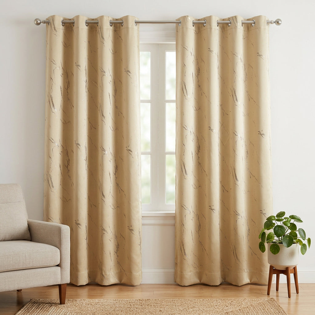 Gleam Foil Blackout Curtain
