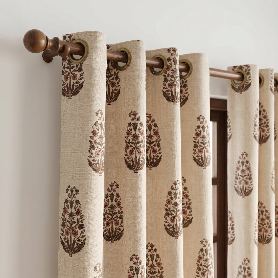 Ivora Blockprint Curtain