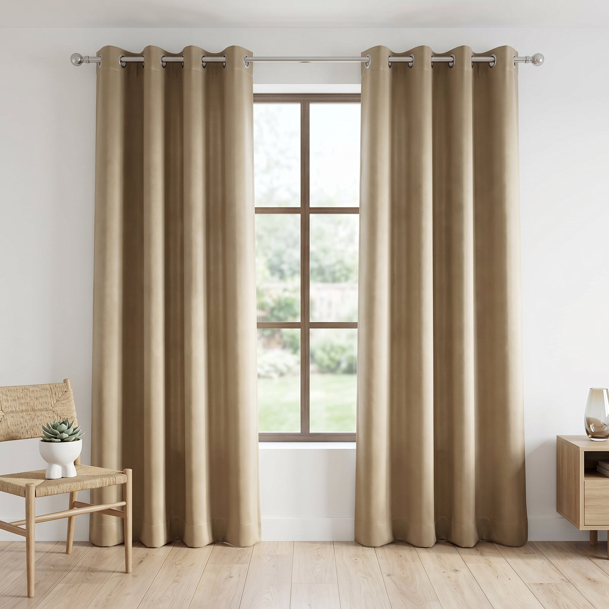 Terraease Matte Blackout Curtain