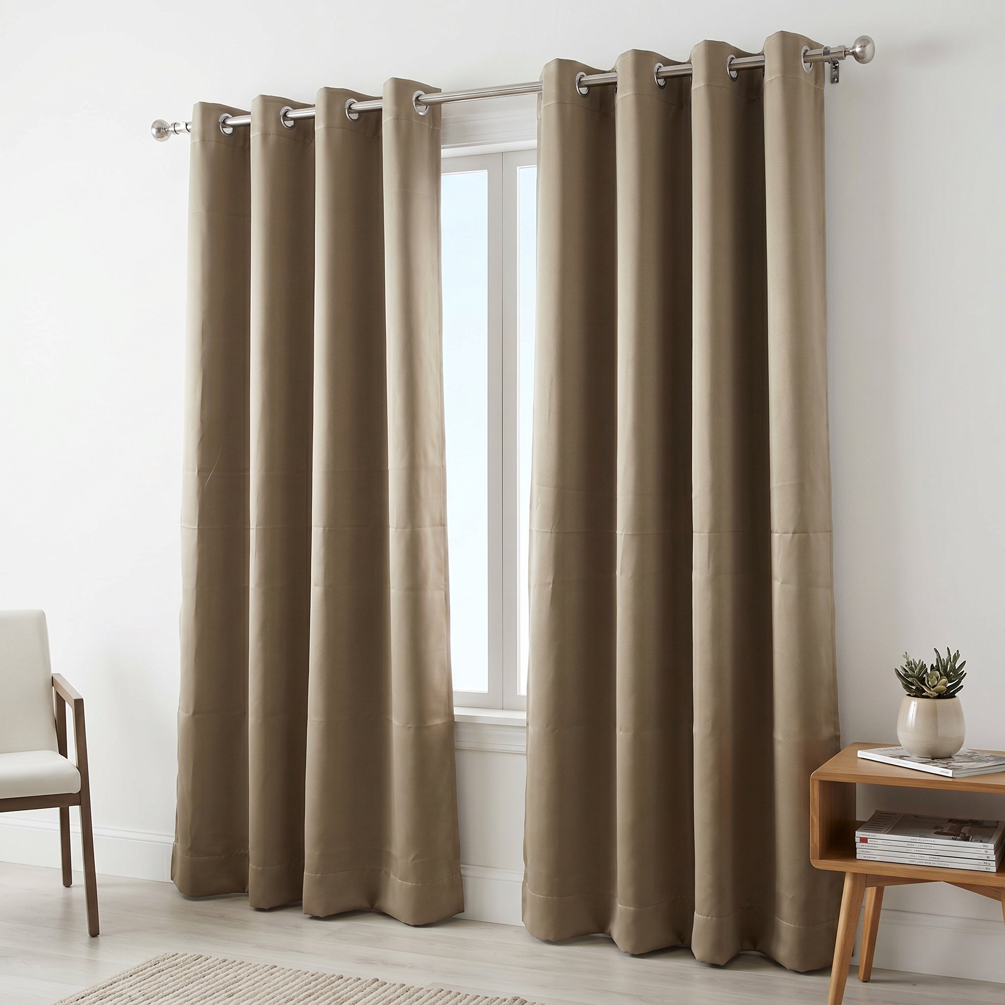 Terraease Matte Blackout Curtain