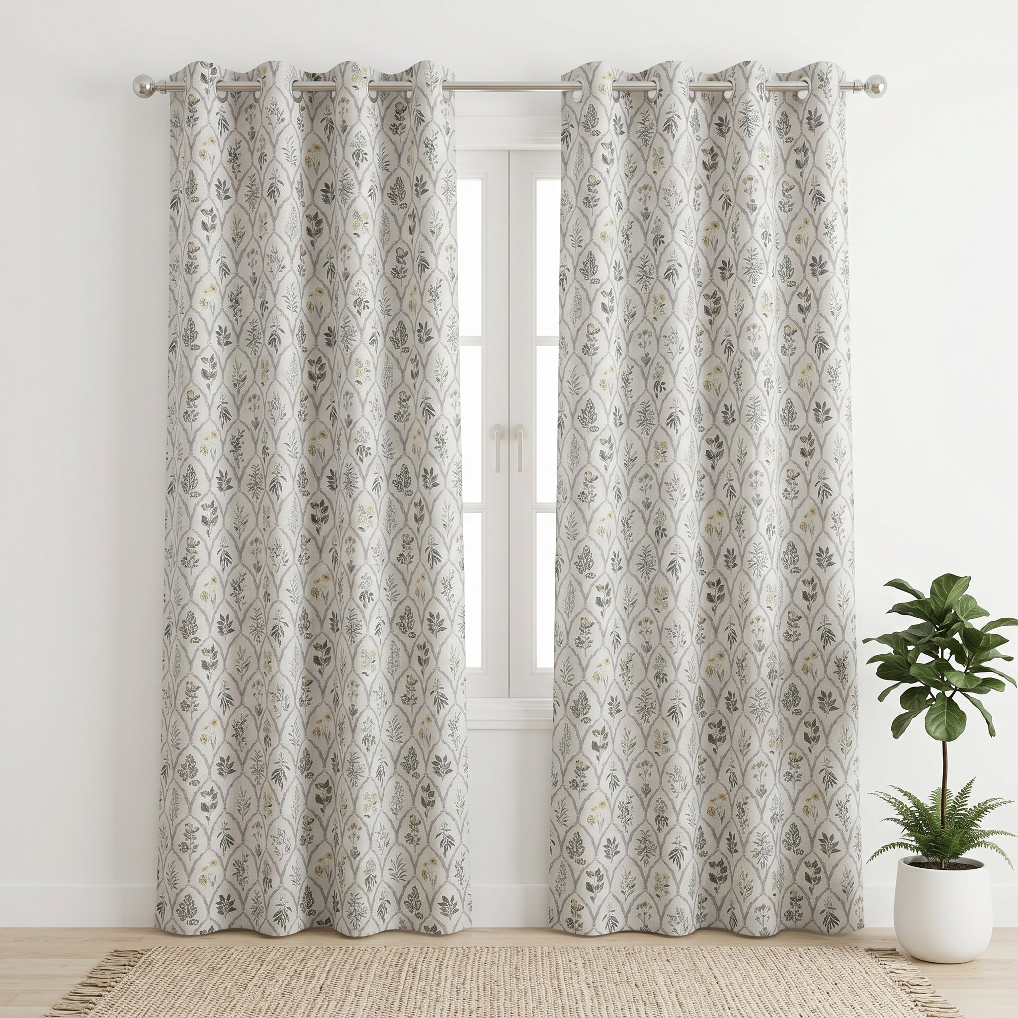 Verdelle Linen Blend Curtain