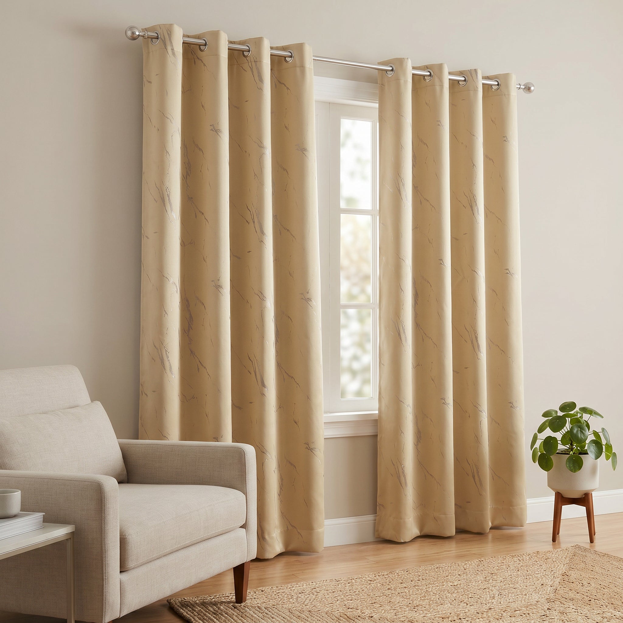 Gleam Foil Blackout Curtain