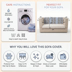 Veloura Velvet Sofa Cover Set