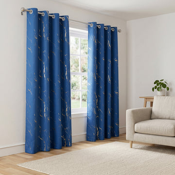 Azurel Gleam Blackout Curtain