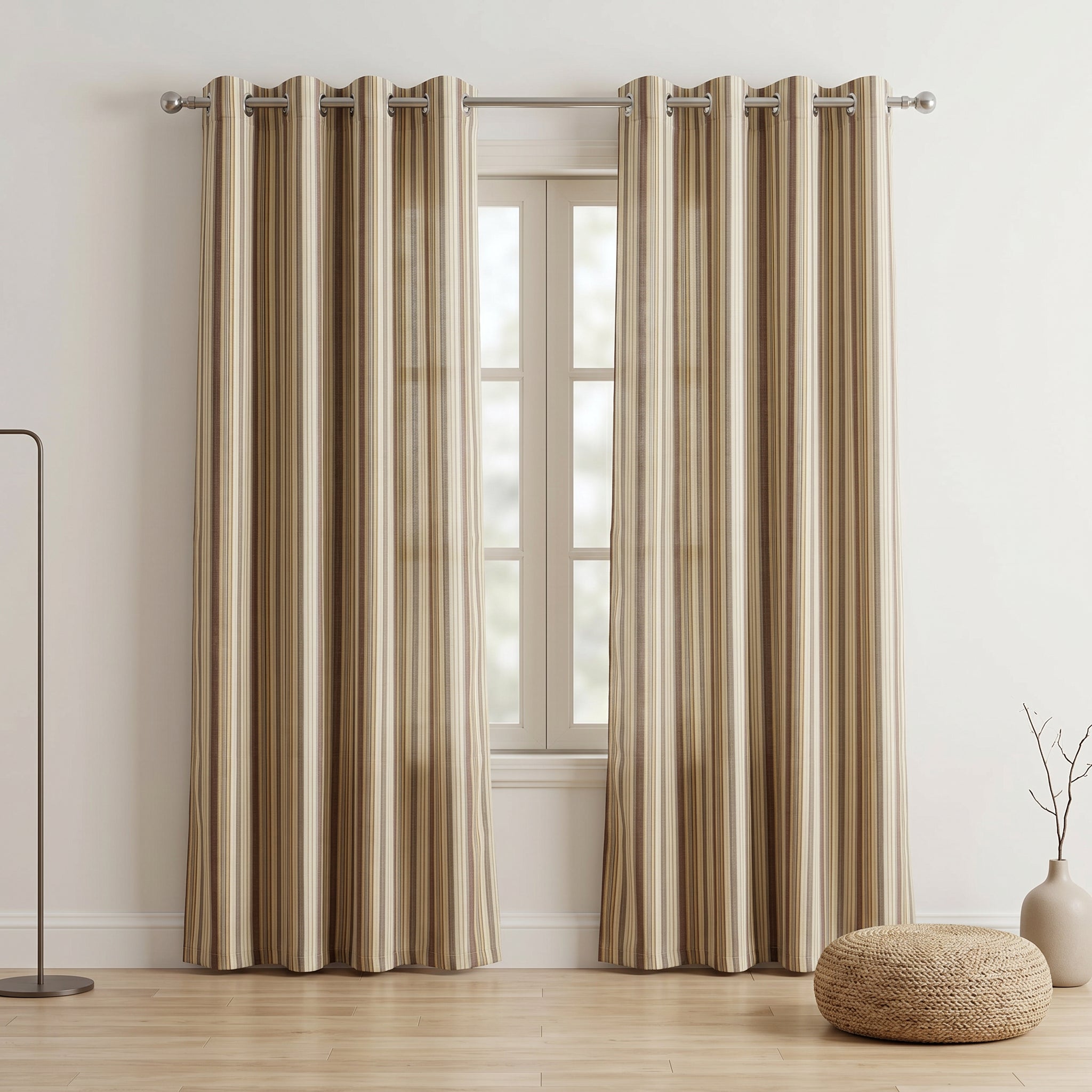 Striata Linen Blend Curtain