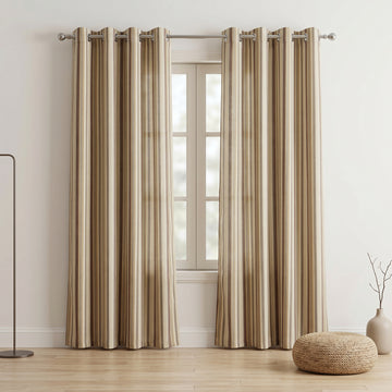 Striata Linen Blend Curtain