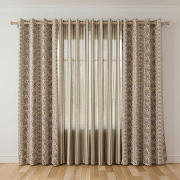 Floriva Linen Blend Curtain