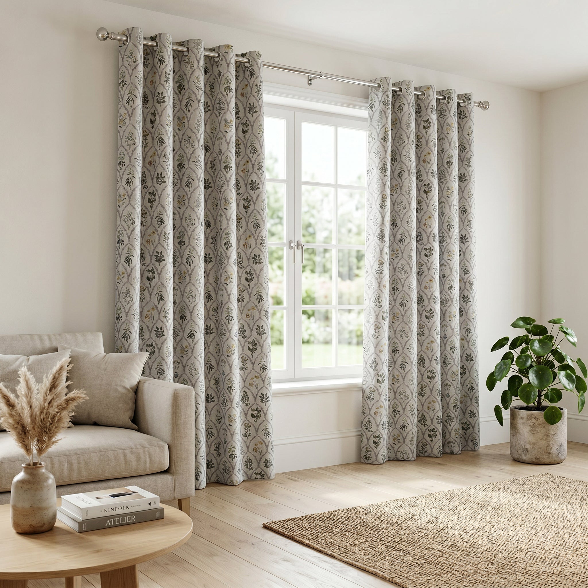 Verdelle Linen Blend Curtain