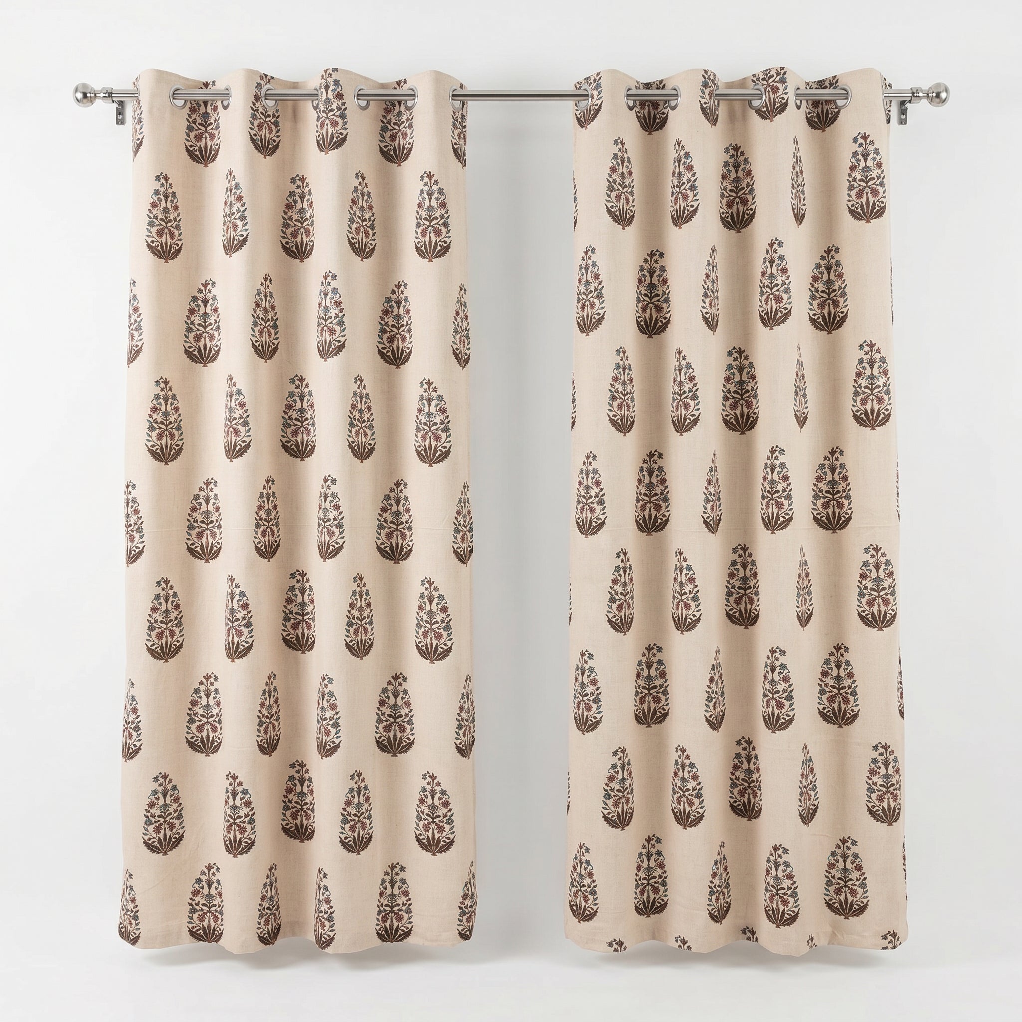 Ivora Blockprint Curtain