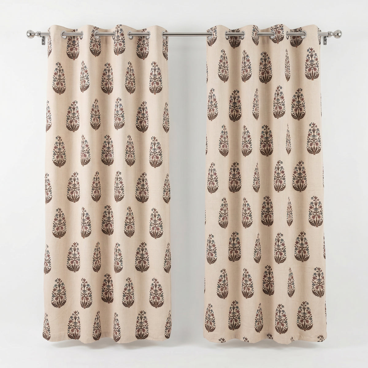 Ivora Blockprint Curtain