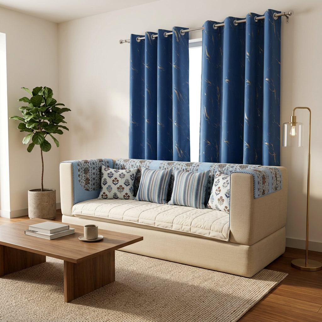 Veloura Velvet Sofa Cover Set