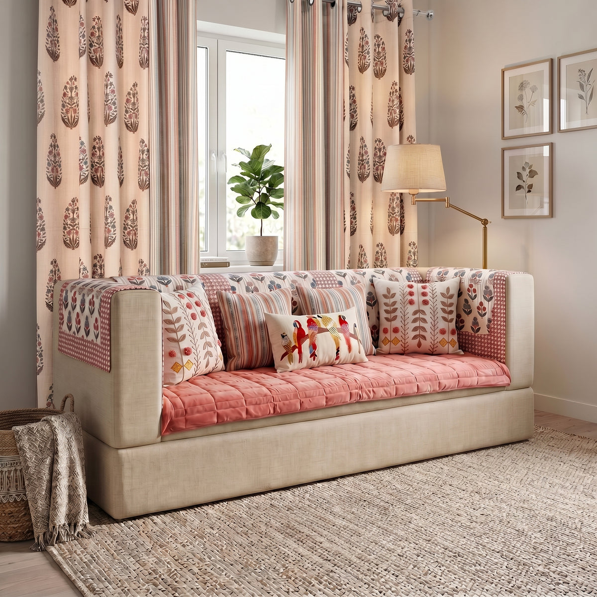 Roselle Sofa Cover Set