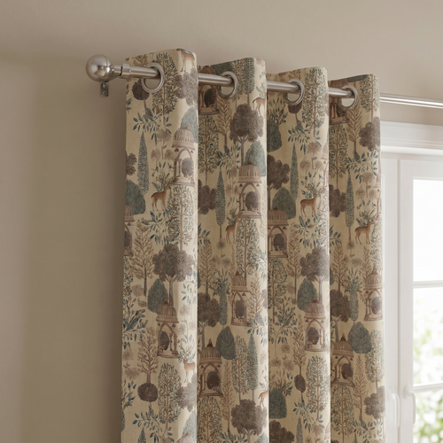 Asterra Scenic Linen Blend Curtain